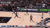 a basketball game is underway and the score is 30 to 6