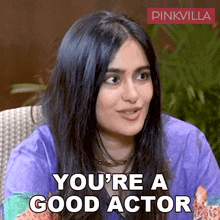 You'Re A Good Actor Adah Sharma GIF - You'Re A Good Actor Adah Sharma Pinkvilla GIFs