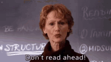 Teachers Always Find Something To Yell About GIF - No Food In Class Dont Read Ahead No Green Pen GIFs