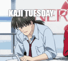Kaji Tuesday Ryoji Kaji GIF - Kaji Tuesday Kaji Ryoji Kaji GIFs
