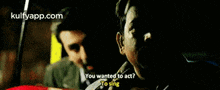a man is asking another man if he wants to sing