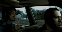 в машине курить сигареты океан эльзы настроение GIF - Okean Enzy In A Car Smoking GIFs