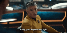 Sadly You'Re Probably Right Captain Christopher Pike GIF - Sadly You'Re Probably Right Captain Christopher Pike Anson Mount GIFs