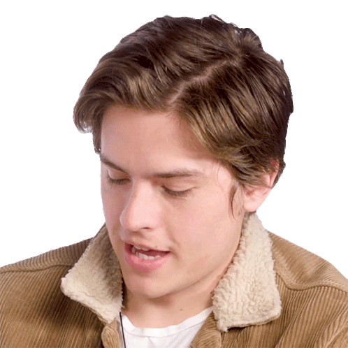 Laughing Dylan Sprouse Sticker - Laughing Dylan Sprouse Harpers Bazaar Stickers