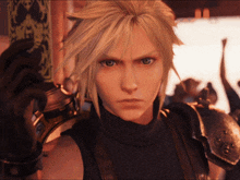 a close up of a video game character with a sword