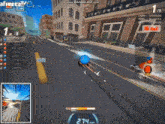 a video game is being played on a computer screen