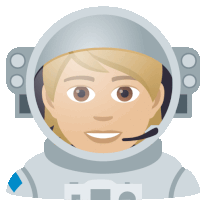 Astronaut Joypixels Sticker