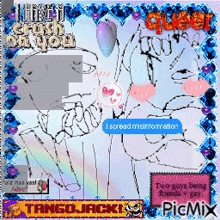 a collage of images with one that says " tangojack "