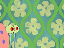 a cartoon of spongebob and gary with the words " don t drop them " on the bottom