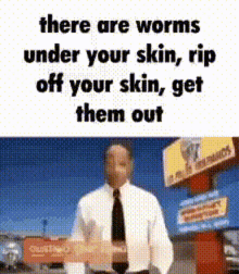 worms skin breaking bad gus