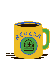 Vote2022 Nevada Mug Sticker - Vote2022 Nevada Mug Election Stickers