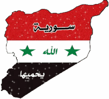 syrian flag syria map of syria