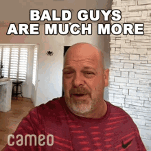 bald guys are much more handsome rick harrison cameo bald handsome men handsome baldies