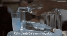 Rakı Badaga Yarim Koyulur GIF - Pour Drink Alcohol GIFs
