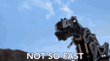 Not So Fast D Structs GIF - Not So Fast D Structs Dinotrux GIFs