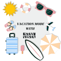 Vacation Travel Sticker - Vacation Travel Pool Stickers