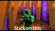 Stick On This Army Men GIF - Stick On This Army Men Army Men Toys In Space GIFs