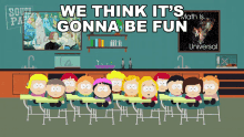 We Think Its Gonna Be Fun Bebe Stevens GIF - We Think Its Gonna Be Fun Bebe Stevens South Park GIFs