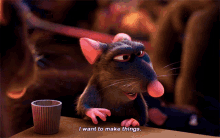 Ratatouille Remy GIF - Ratatouille Remy I Want To Make Things GIFs