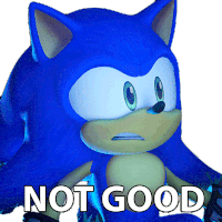 Not Good Sonic The Hedgehog Sticker - Not Good Sonic The Hedgehog Sonic Prime Stickers