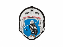 escuadra halcones emblem with an eagle in the center
