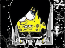 Choppa Mald Spongebob GIF - Choppa Mald Spongebob Emo GIFs