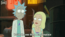 You'Re The One Thing I Can'T Replace Rick Sanchez GIF
