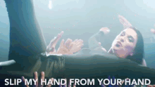 Slip My Hand From Your Hand Lifting GIF - Slip My Hand From Your Hand Lifting Lifting Up GIFs