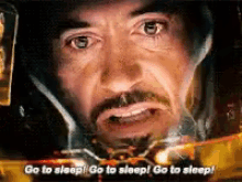 Go To Sleep Rdj GIF - Go To Sleep Rdj Robert Downey Jr GIFs