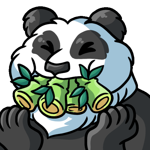 Giantpanda Pandaoeat Sticker - Giantpanda Panda Pandaoeat Stickers
