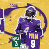 Minnesota Vikings (9) Vs. New York Jets (3) Second Quarter GIF - Nfl National Football League Football League GIFs