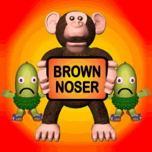 Brown Noser Creep GIF