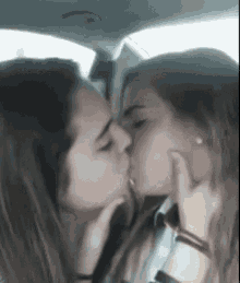Lesbians Kissing GIF