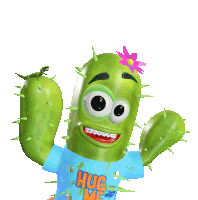 Cactus Nickelodeons Unfiltered Sticker - Cactus Nickelodeons Unfiltered Hug Me Stickers