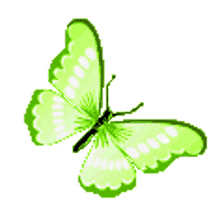 green butterflies