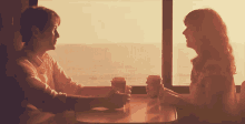 Coffee Date At The Beach GIF