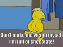 Simpsons Weigh Myself GIF - Simpsons Weigh Myself GIFs