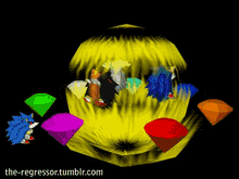 Sonic Regressor GIF - Sonic Regressor Spin GIFs