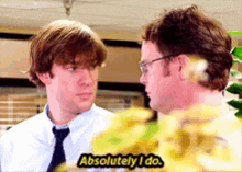 The Office Absolutely GIF