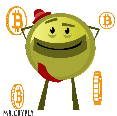 Cryply Bitcoin Sticker - Cryply Bitcoin Bitcoin Dance Stickers