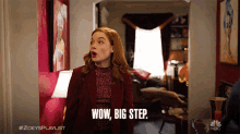 Wow Big Step Zoey GIF - Wow Big Step Zoey Jane Levy GIFs