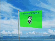 Spamton Flag GIF