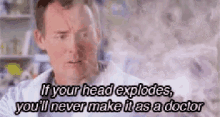 dr cox head explosed never makeit as a doctor you wont be a doctor destiny