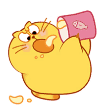 chip cute fat kitty cat