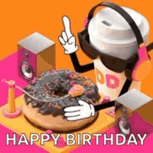 Birthday Dunkin GIF