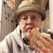 Grandpa Eating GIF - Grandpa Eating Bread GIFs