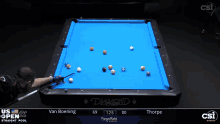 a man is playing pool on a diamond pool table sponsored by fargorate