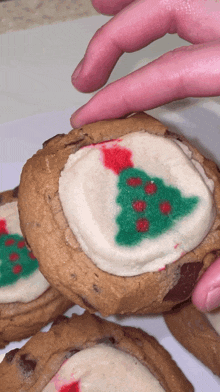 Christmas Cookies Chocolate Chip GIF - Christmas Cookies Chocolate Chip Sugar Cookie GIFs