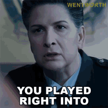 You Played Right Into Her Hands Joan Ferguson GIF - You Played Right Into Her Hands Joan Ferguson Wentworth GIFs