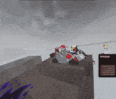 a screenshot of a video game with a prototype message